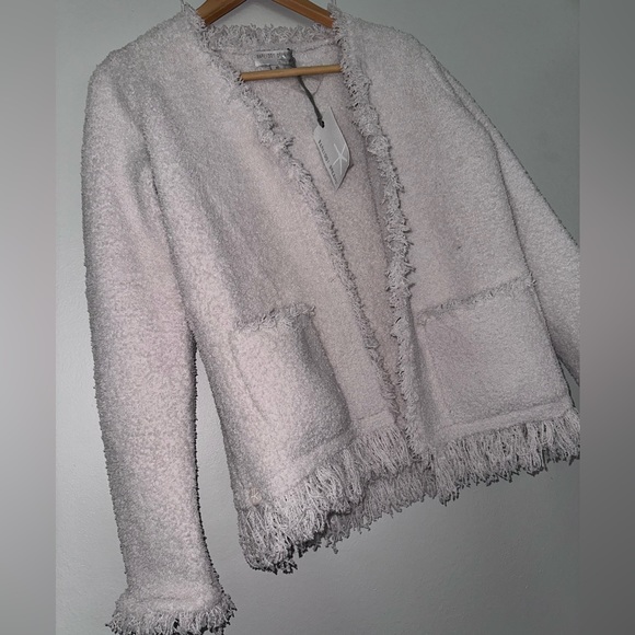 Barefoot Dreams Almond CozyChic Fringe Jacket Size XS - Picture 13 of 13